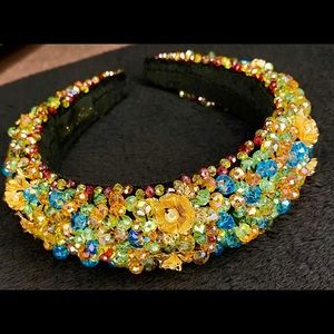Multicolor Jeweled Headband